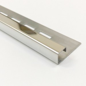 Stainless steel square tile profile